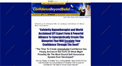 Desktop Screenshot of confidencebeyondbelief.com